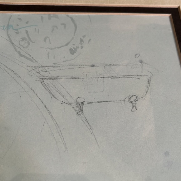 Candle Light Soak framed and matted print - Picture 11 of 15